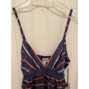 Vintage Heritage 1989 Women's sz‎ Small Striped Silk Dress